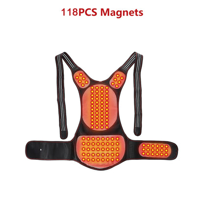 Tourmaline Magnet Heated Vest Magnetic Self-Heating Thermal Clothing Waist Brace Lumbar Pad Corset Postrue Corrector Relief Pain