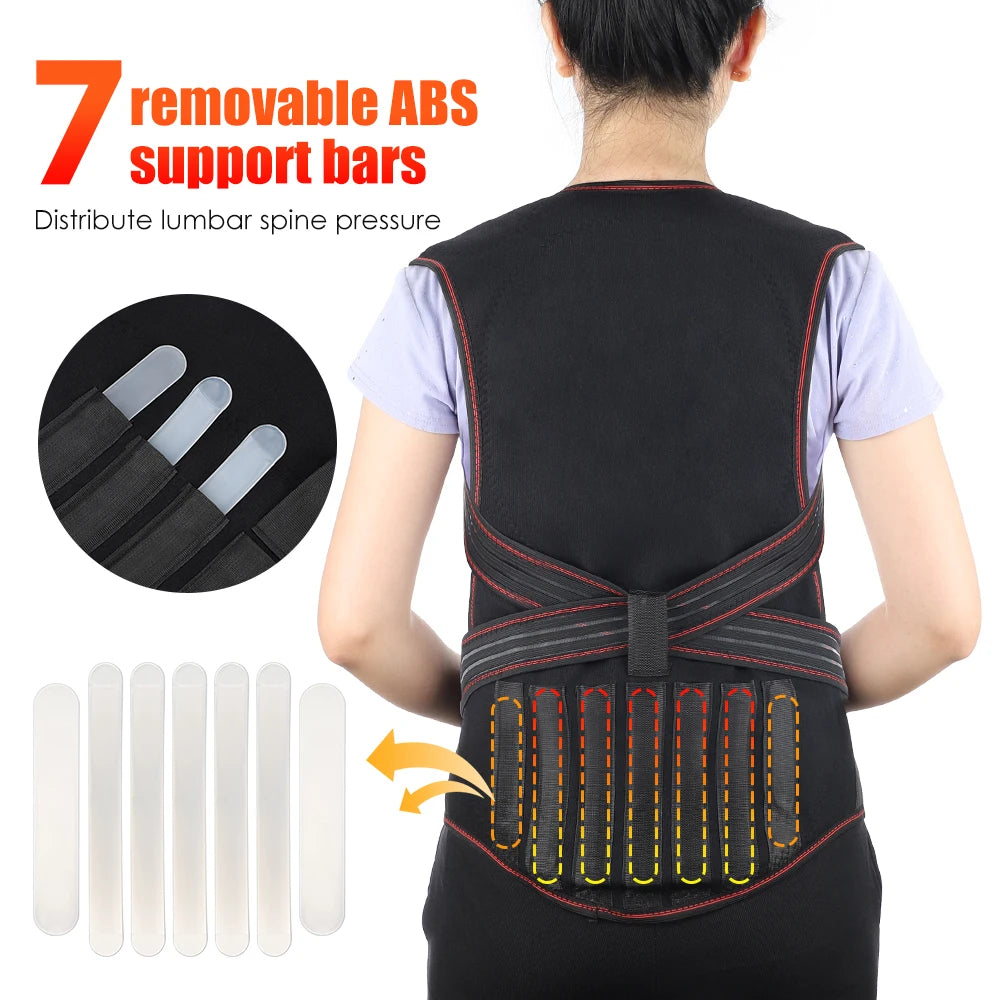 Tourmaline Magnet Heated Vest Magnetic Self-Heating Thermal Clothing Waist Brace Lumbar Pad Corset Postrue Corrector Relief Pain